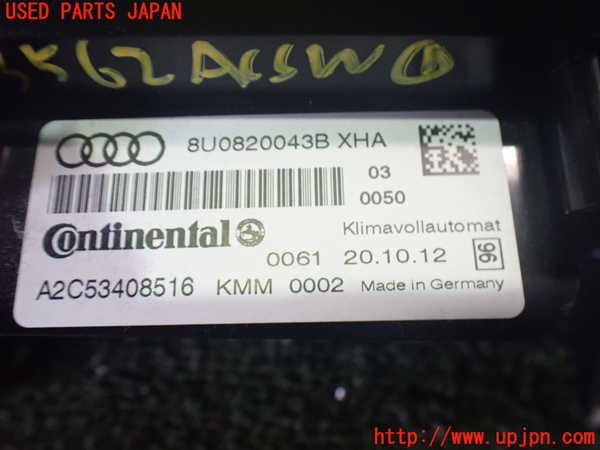 2UPJ-35626066]アウディ・Q3(8UCPSF)エアコンスイッチ1 中古_m0003.jpg