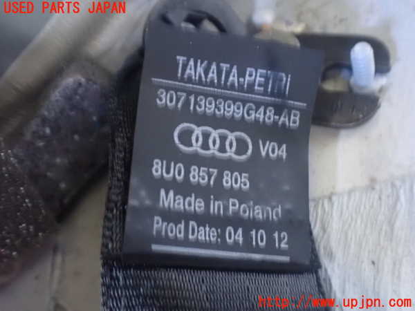 2UPJ-35627185]アウディ・Q3(8UCPSF)左2列目シートベルト 中古_m0002.jpg