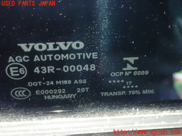 5UPJ-35991320]ボルボ・V40 クロスカントリー(MB420XC)左後ドア 中古 AGC M189 43R-00048_m0002.jpg