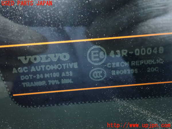 1UPJ-35991382]ボルボ・V40 クロスカントリー(MB420XC)左クォーターガラス 中古 AGC M189 43R-00048_m0002.jpg