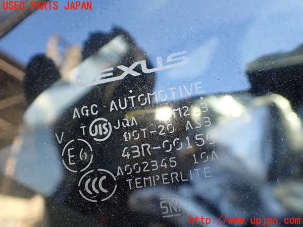1UPJ-36001380]レクサス・RX450h(GYL10W)右クォーターガラス 中古(43R-00150 M2L3)_m0002.jpg