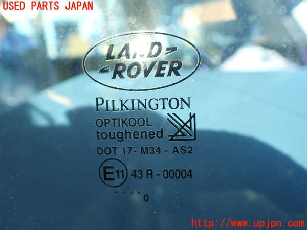 5UPJ-36091382]ランドローバー・レンジローバー(LP60D)左クォーターガラス 中古 PILKINGTON M34 43R-00004_m0003.jpg