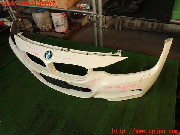 2UPJ-36301010]BMW アクティブハイブリッド3(AH3)(3F30)フロントバンパー (Mスポーツ) 中古 (F30)_m0001.jpg