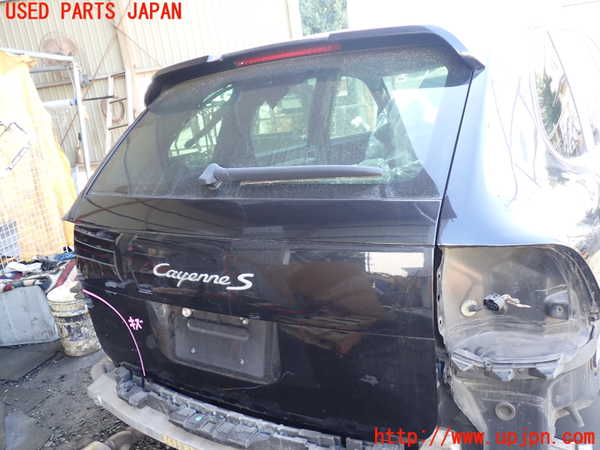 1UPJ-36351566]ポルシェ・カイエン S(9PAM4801)バックドア リアゲート ハッチ 中古 SAINT-GOBAIN SEKURIT M55600 43R-005274_m0001.jpg