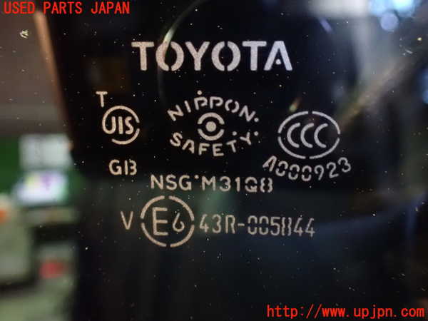 1UPJ-36401382]アルファード(AGH30W)左クォーターガラス 中古(43R-005844 M31Q8)_m0002.jpg