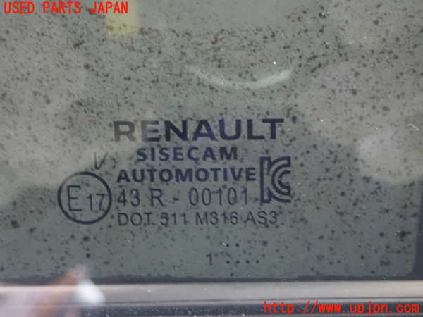 1UPJ-36591320]ルノー・ルーテシア(クリオ)(BJAH5H)左後ドア 中古 SISECAM M316 43R-00101_m0003.jpg