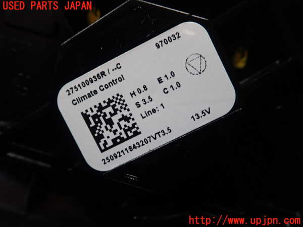 1UPJ-36596066]ルノー・ルーテシア(クリオ)(BJAH5H)エアコンスイッチ1 中古_m0003.jpg