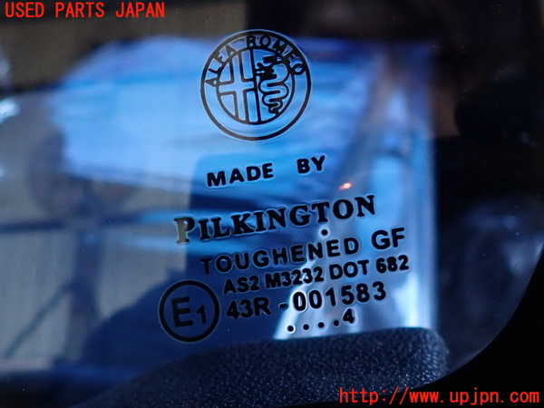 2UPJ-36671382]アルファロメオ・147 GTA(937AXL)左クォーターガラス (43R-001583) 中古_m0002.jpg