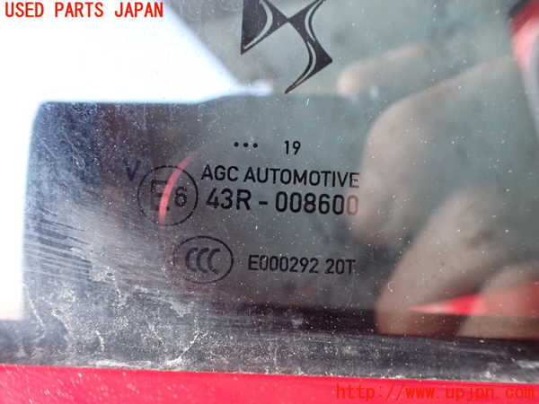 2UPJ-36721290]DSオートモビルズ・DS 3(DS3 クロスバック)(D34HN05)右後ドア 中古 AGC 43R-008600_m0003.jpg