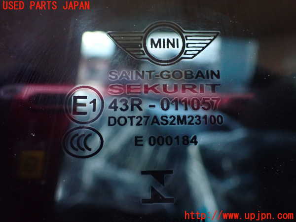 1UPJ-36891320]BMW ミニ(MINI)ジョンクーパーワークス(JCW) クラブマン F54(JZJCWM)左後ドア 中古 SAINT-GOBAIN SEKURIT M23100_m0004.jpg