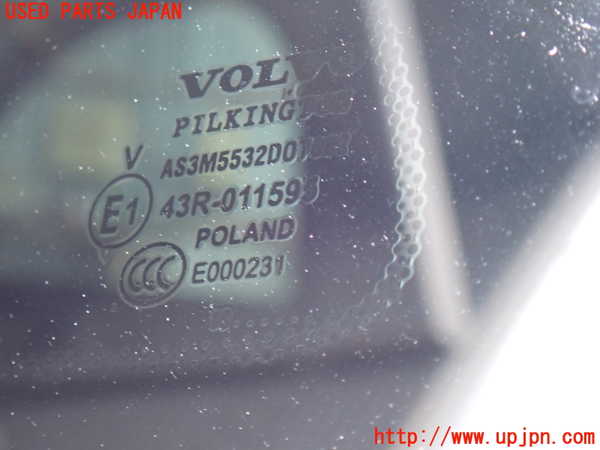 2UPJ-37251382]ボルボ・XC60(UD4204TXC)左クォーターガラス 中古 PILKINGTON M5532 43R-011595_m0003.jpg