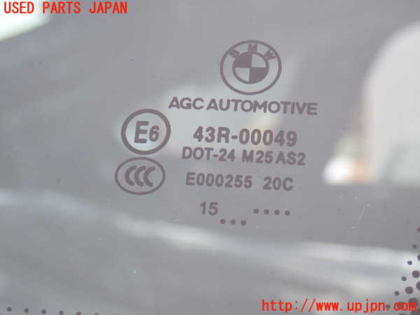 2UPJ-37271380]BMW 420i グランクーペ(4A20)(F36)右クォーターガラス 中古(43R-00049 M25)_m0002.jpg