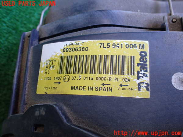 2UPJ-37321130]ポルシェ・カイエン S(9PA00)右ヘッドライト HID 中古_m0004.jpg