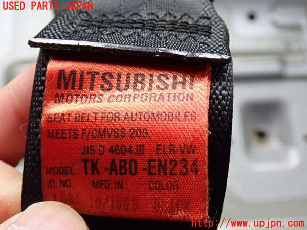 2UPJ-37337155]パジェロ(V75W)右2列目シートベルト 中古_m0003.jpg