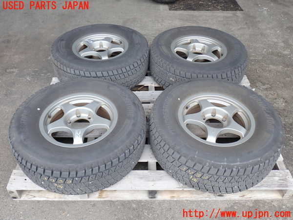 2UPJ-37339030]パジェロ(V75W)社外 タイヤ　ホイール　4本セット 265/70R16 中古_m0001.jpg