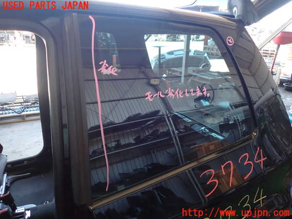 2UPJ-37341382]VW ルポGTI(6EAVY)左クォーターガラス (43R-007022) 中古_m0001.jpg