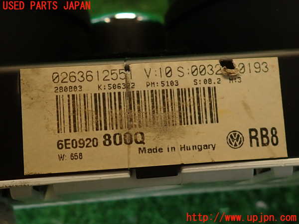 2UPJ-37346170]VW ルポGTI(6EAVY)スピードメーター 中古_m0004.jpg