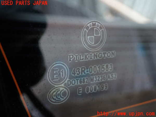2UPJ-37371382]BMW 523i ツーリング(MT25)(F11)左クォーターガラス 中古(43R-001583 M3236)_m0003.jpg
