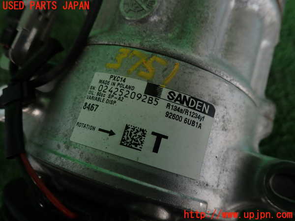 2UPJ-37516025]ルノー・カングー(KFKH5H)エアコンコンプレッサー 中古_m0003.jpg