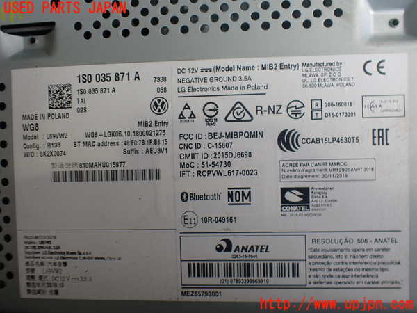 2UPJ-37526470]VW up! GTI(アップ GTI)(AADKR)ラジオ 中古_m0003.jpg