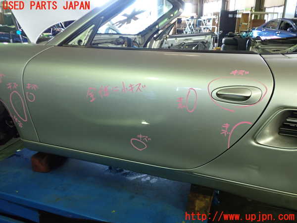1UPJ-37551260]ポルシェ・ボクスター(98667)左ドア 中古 SAINT-GOBAIN SEKURIT M24100 43R-001025_m0001.jpg