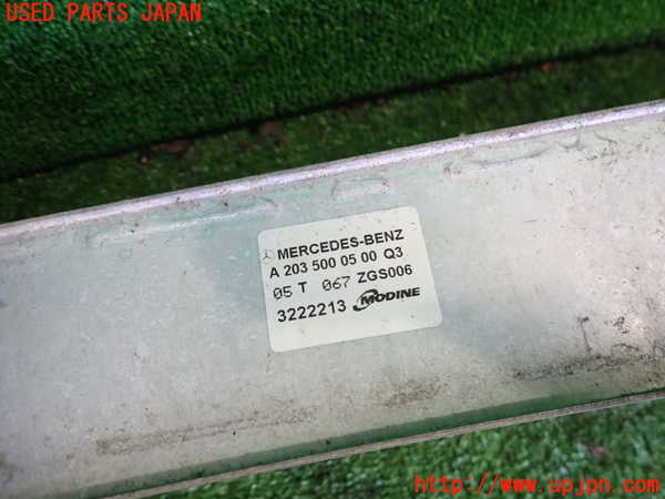 2UPJ-37782451]ベンツ C180 コンプレッサー ステーションワゴン(203246)インタークーラー1 中古_m0003.jpg
