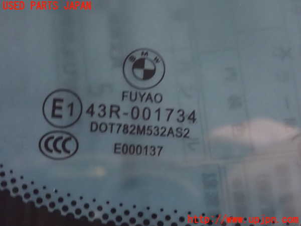 2UPJ-37801382]BMW X1(HT20)左クォーターガラス (43R-001734) 中古 (F48)_m0003.jpg