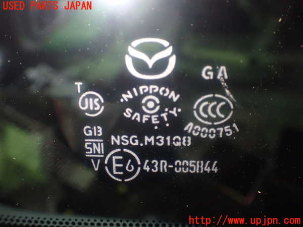 1UPJ-37891382]CX-3(DK5AW)左クォーターガラス 43R-005844 中古_m0003.jpg