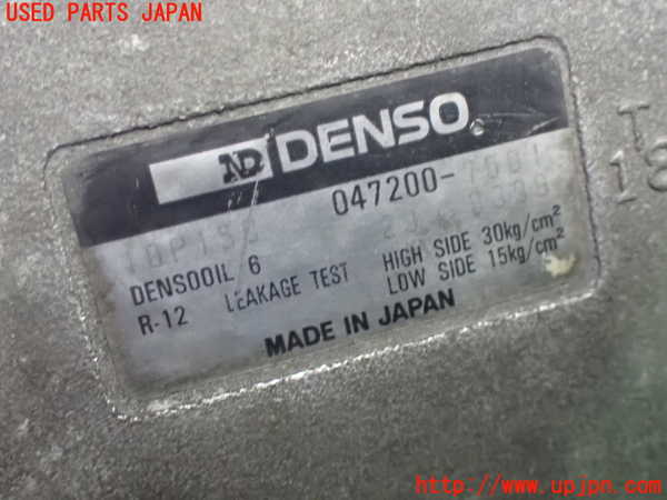 5UPJ-37926025]サバンナ RX-7 カブリオレ(FC3C)エアコンコンプレッサー 中古_m0005.jpg
