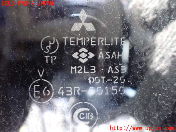 1UPJ-38061382]パジェロ(V75W)左クォーターガラス 中古(43R-00150 M2L3)_m0004.jpg