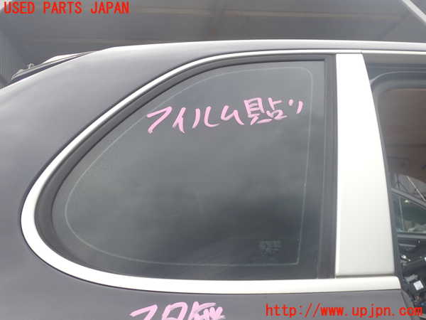 2UPJ-38231380]ポルシェ・カイエン ターボ(9PA50A)右クォーターガラス 中古(43R-00022 M44)_m0001.jpg