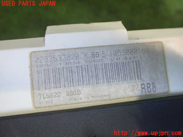 2UPJ-38236170]ポルシェ・カイエン ターボ(9PA50A)スピードメーター 中古_m0003.jpg