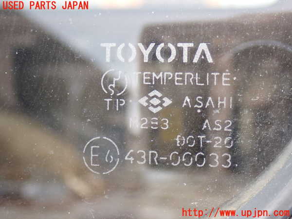 2UPJ-38241382]ランクル60系(HJ61V)左クォーターガラス 中古 ASAHI M284 43R-00033_m0002.jpg