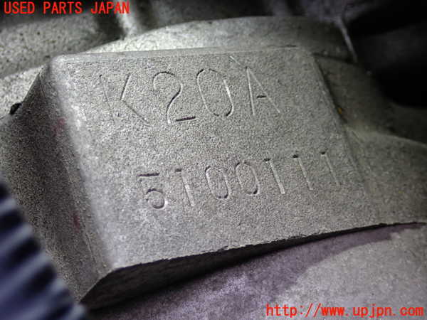 2UPJ-38412003]シビック タイプR(EP3)エンジンミッションセット（補器類・ECU付） K20A 6DMT (1番値(Mpa):1.10/2:1.09/3:1.10/4:1.11) 中古_m0005.jpg