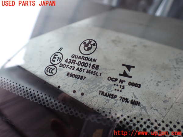 2UPJ-38551195]BMW X3(WY20)フロントガラス (43R-000168) 中古 (F25)_m0005.jpg
