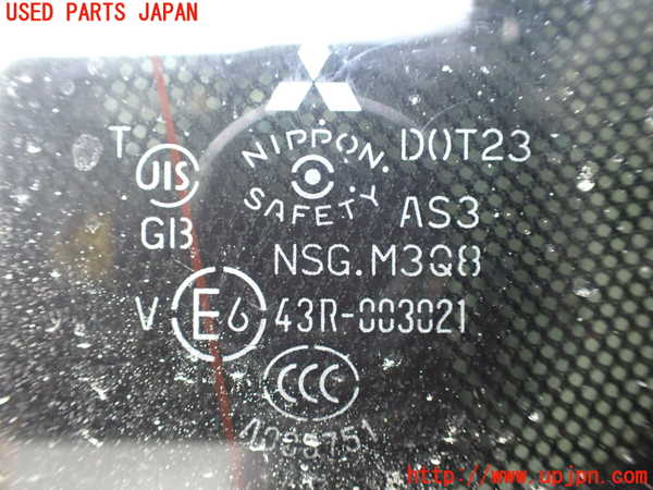 1UPJ-38631382]パジェロ(V88W)左クォーターガラス 中古 NSG M3Q8 43R-003021_m0003.jpg