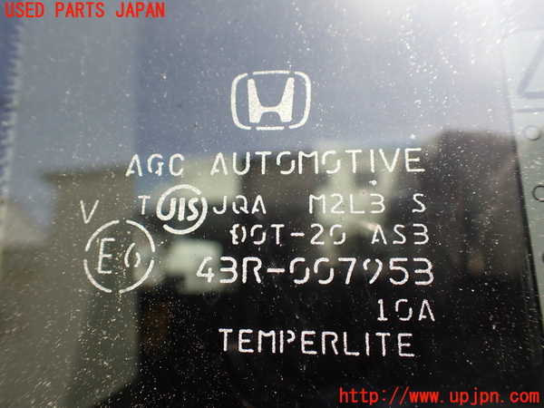 1UPJ-38701382]ステップワゴン(RK1)左クォーターガラス 中古 AGC M2L3 43R-007953_m0003.jpg