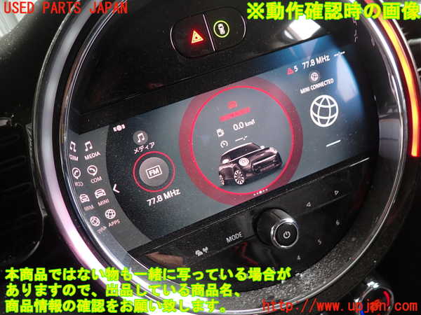 2UPJ-38776629]BMW ミニ(MINI)クーパー(XR15MW)(F56)モニター 中古_m0004.jpg