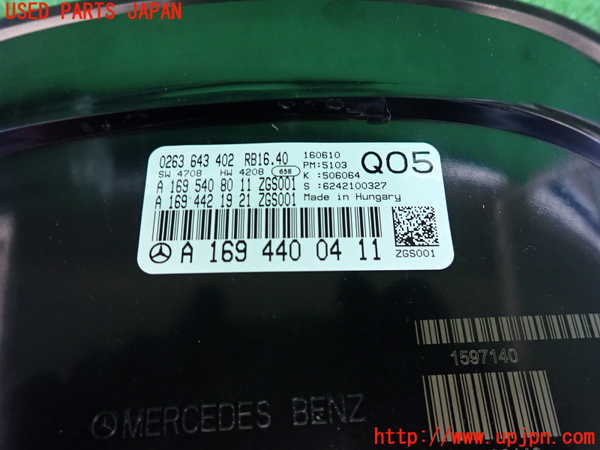 2UPJ-39126170]ベンツ B180(245232)(W245系)スピードメーター 中古_m0003.jpg