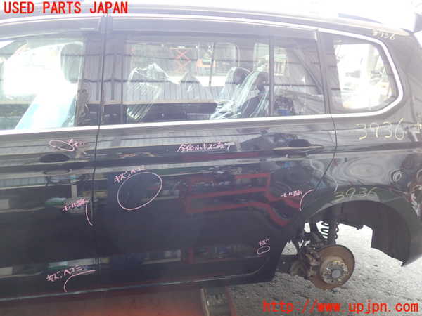 2UPJ-39361320]VW ゴルフ トゥーラン(1TDFG)左後ドア (43R-011595) 中古_m0001.jpg
