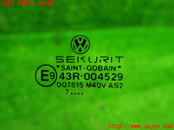 1UPJ-39541380]VW ニュービートルカブリオレ(1YAZJ)右クォーターガラス 中古 SAINT-GOBAIN SEKURIT M40V 43R-004529_m0002.jpg