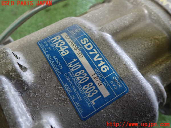 1UPJ-39546025]VW ニュービートルカブリオレ(1YAZJ)エアコンコンプレッサー 中古_m0002.jpg