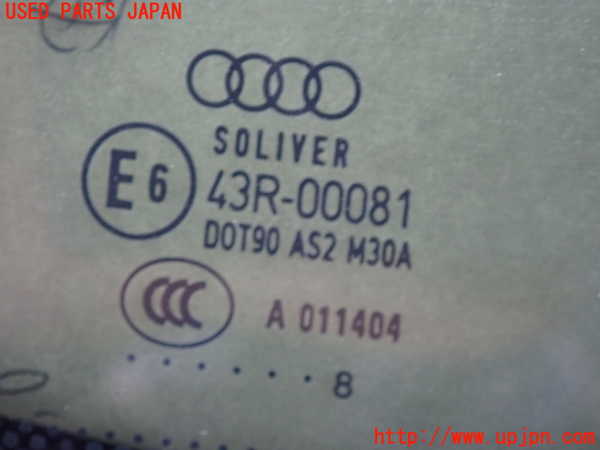 2UPJ-39601380]アウディ・A4 アバント(8EALT)右クォーターガラス 中古(43R-00081 M30A)_m0003.jpg