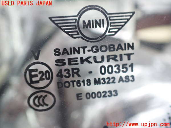 2UPJ-39621380]BMW ミニ(MINI)クーパー クラブマン(ML16)右クォーターガラス 中古(43R-00351 M322)_m0002.jpg
