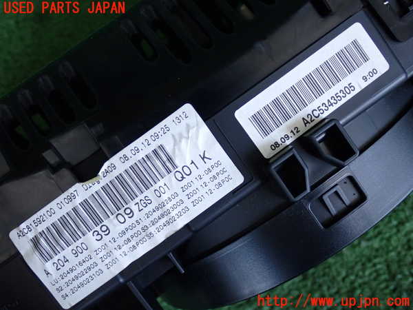 2UPJ-39926170]ベンツ C180 ステーションワゴン S204(204249)スピードメーター 中古_m0003.jpg