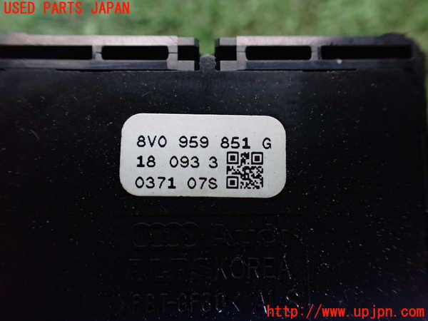 1UPJ-40016240]アウディ・A3 セダン(8VCXSL)右前パワーウィンドウスイッチ 中古_m0003.jpg