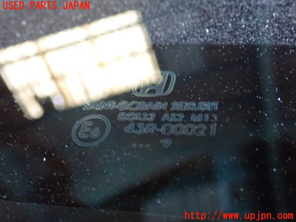 1UPJ-40181380]シビック タイプR ユーロ(FN2)右クォーターガラス SAINT-GOBAIN SEKURIT 43R-00021 M13　中古_m0003.jpg