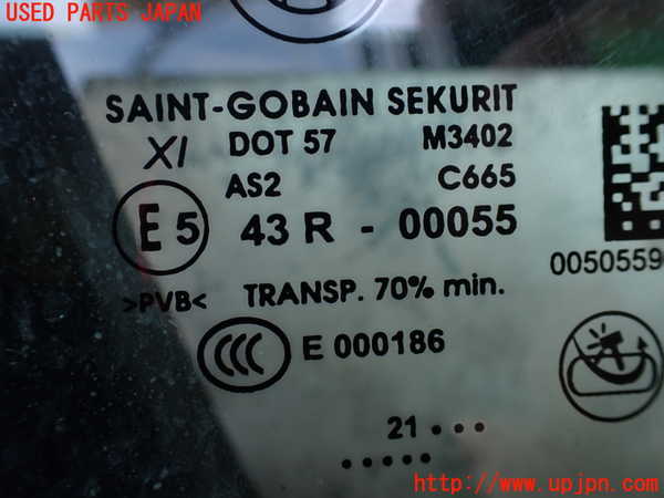 2UPJ-41081230]アルファロメオ・ステルヴィオ(94920)右前ドア ジャンク SAINT-GOBAIN SEKURIT M3402 43R-00055_m0003.jpg