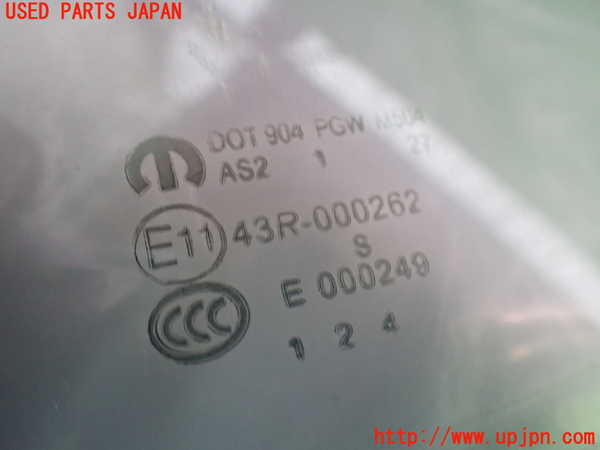 2UPJ-41191328]ダッジ・チャージャー(型式不明)左後ドアガラス 中古 PGW M504 43R-000262_m0002.jpg