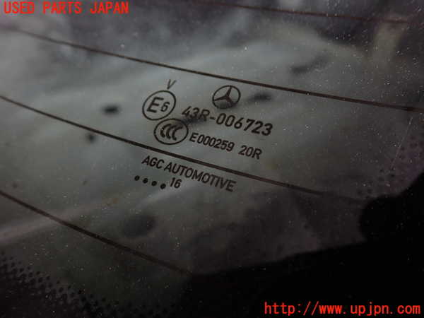 2UPJ-41311560]ベンツ E200 W213(213042C)リアガラス 中古 AGC 43R-006723_m0002.jpg